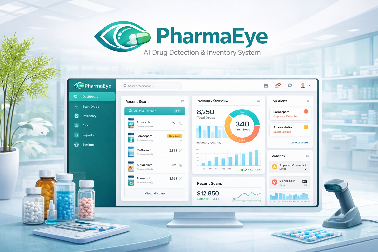 PharmaEye AI Pharmacy Detection System